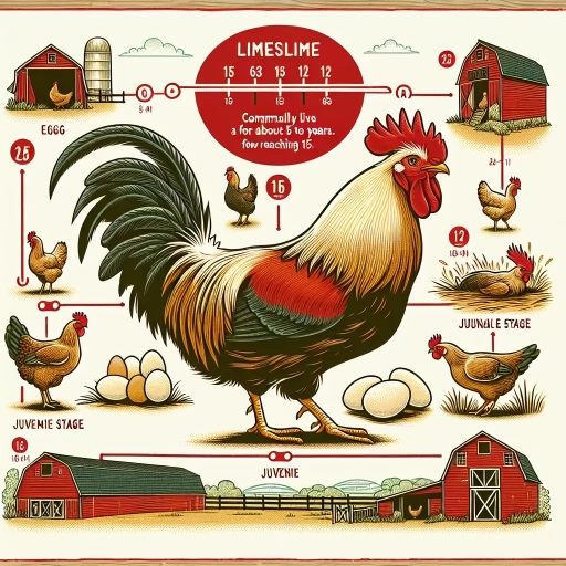 how long do roosters live