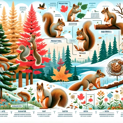 how long do squirrels live in canada