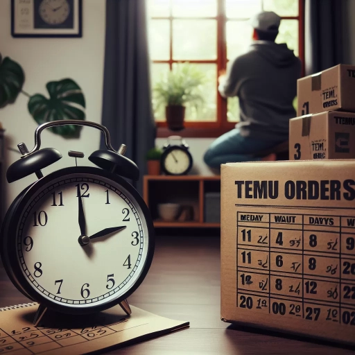 how long do temu orders take to arrive