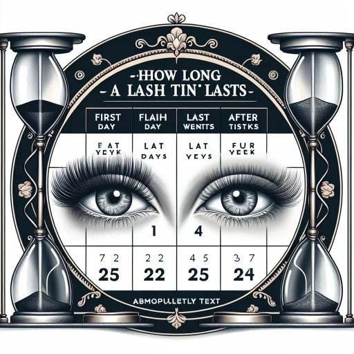 how long does a lash tint last