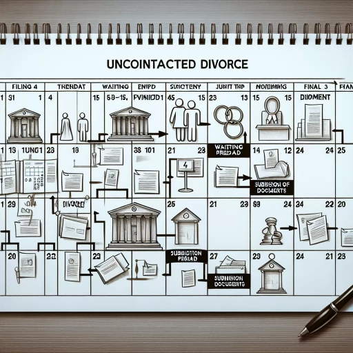 how long does an uncontested divorce take in ontario