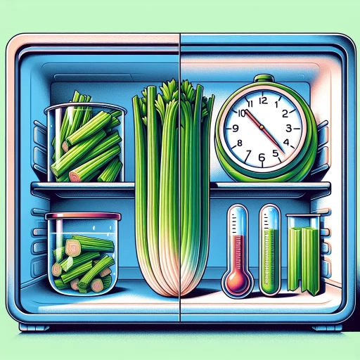 how long does celery last in the fridge