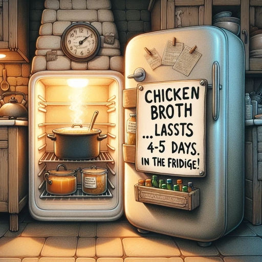 how long does chicken broth last in the fridge