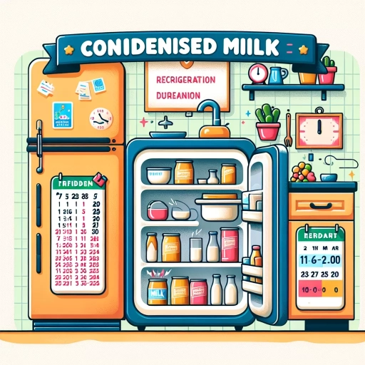 how long does condensed milk last in the fridge