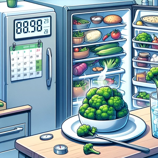 how long does cooked broccoli last in the fridge