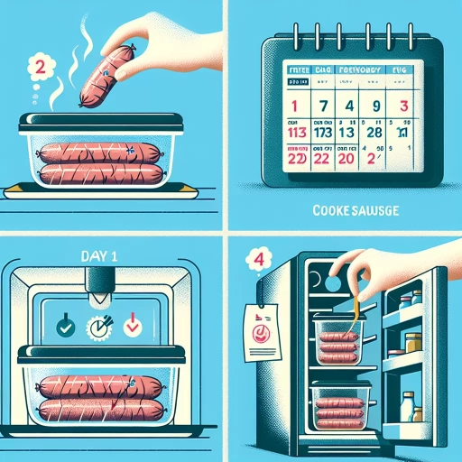 how long does cooked sausage last in the fridge