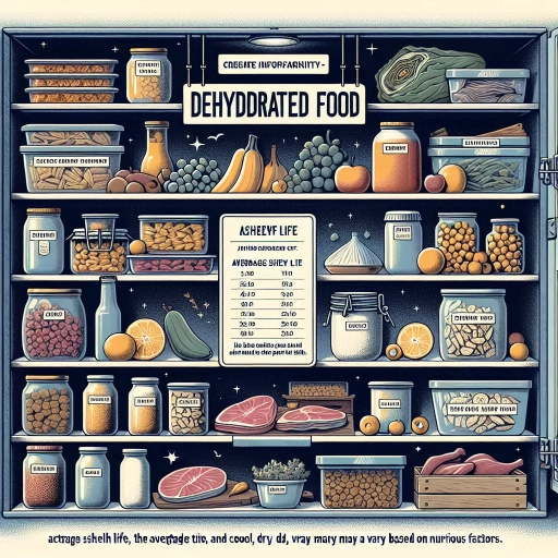 how long does dehydrated food last