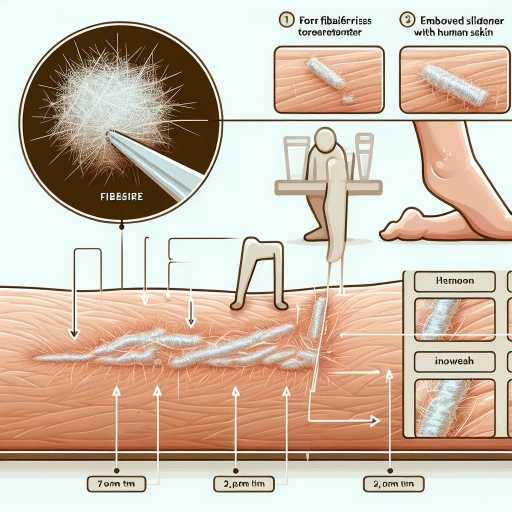how long does fiberglass stay in your skin
