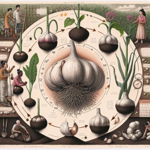 how long does garlic take to grow