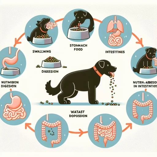 how long does it take for a dog to digest food