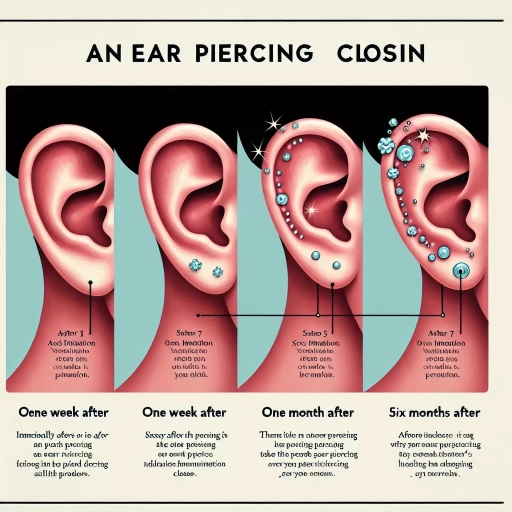 how long does it take for an ear piercing to close