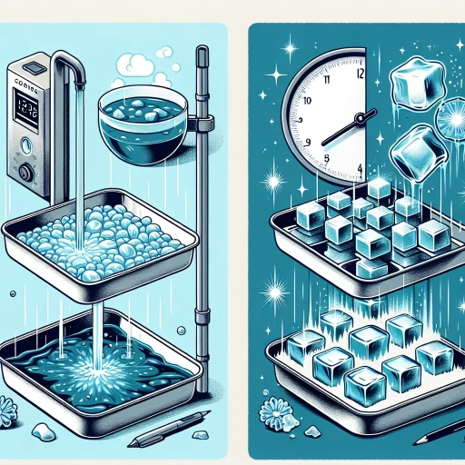 how long does it take for ice cubes to freeze