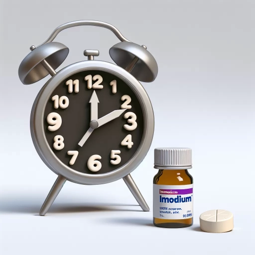how long does it take for imodium to work