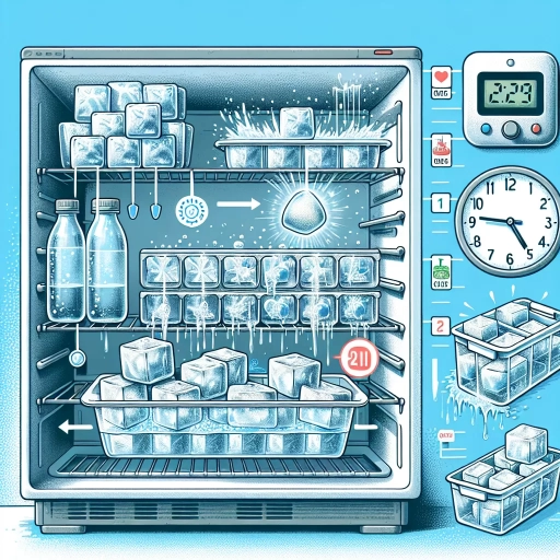 how long does it take ice cubes to freeze