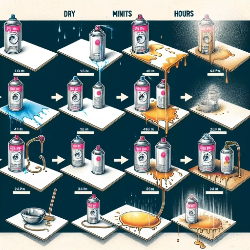 how long does it take spray paint to dry