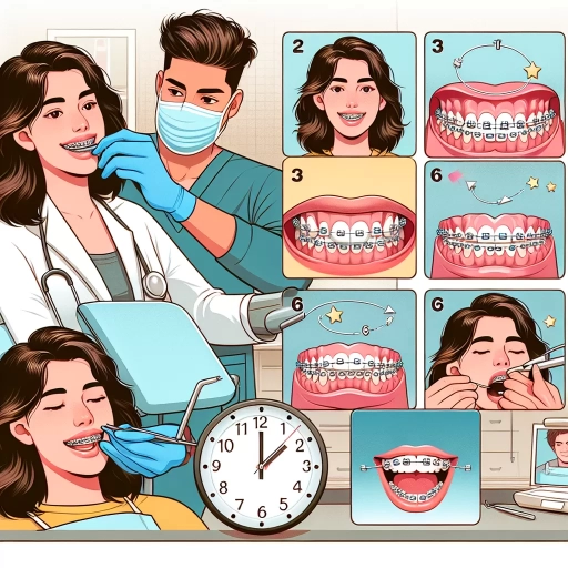 how long does it take to get braces on