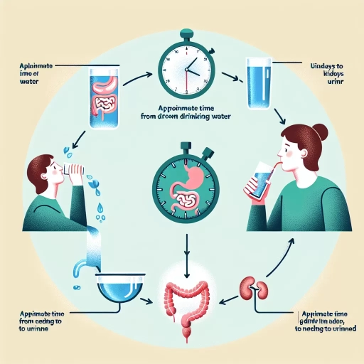 how long does it take to pee after drinking water