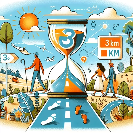 how long does it take to walk 3 km