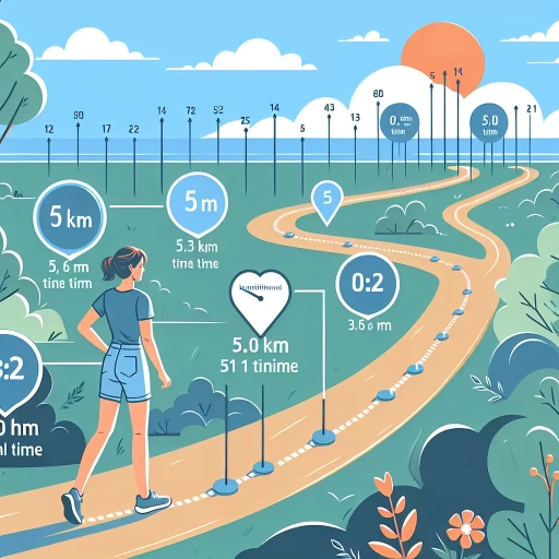 how long does it take to walk 5 km