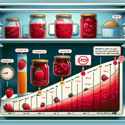 how long does jam last in fridge