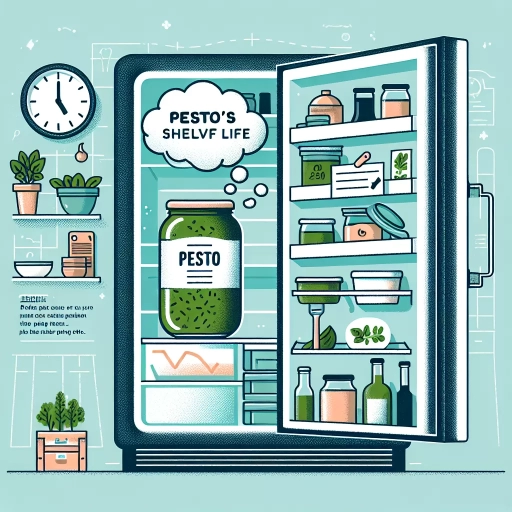 how long does pesto last in the fridge