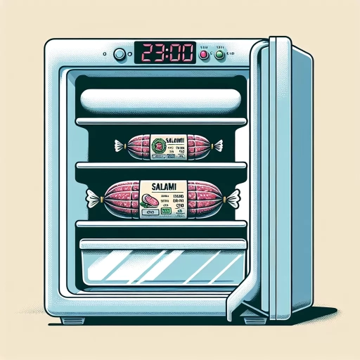 how long does salami last in the fridge