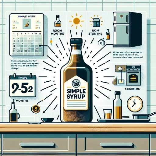 how long does simple syrup last