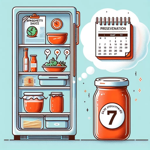 how long does spaghetti sauce last in the fridge