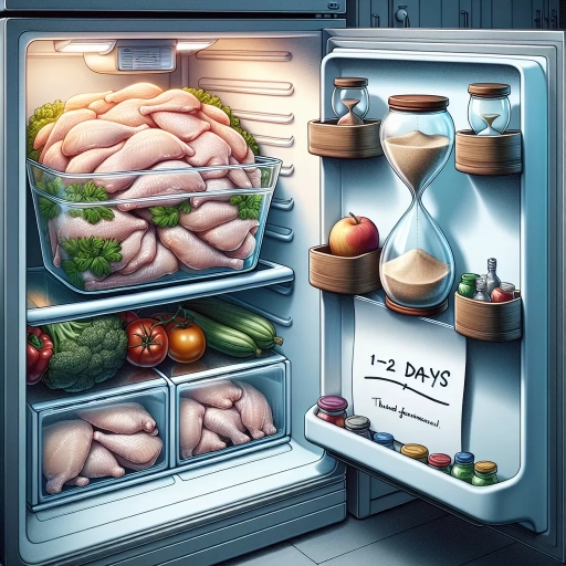 how long does thawed chicken last in fridge