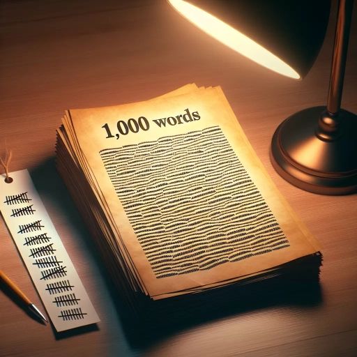 how long is 1000 words