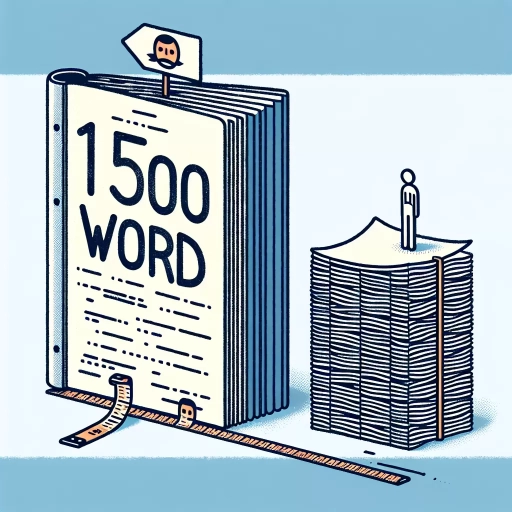 how long is 1500 words