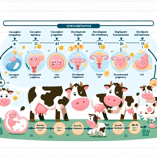 how long is a cow pregnant for