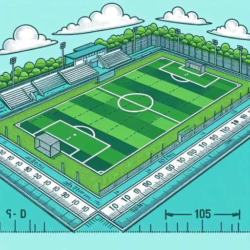 how long is a soccer field in meters