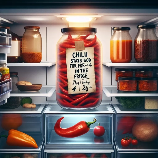 how long is chilli good for in the fridge