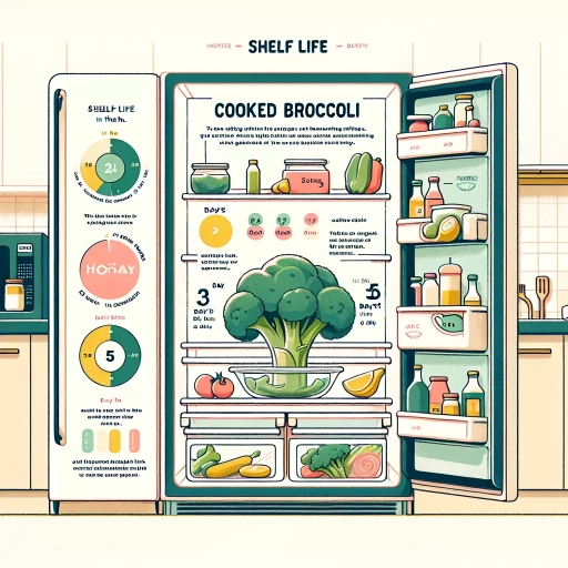 how long is cooked broccoli good for in the fridge