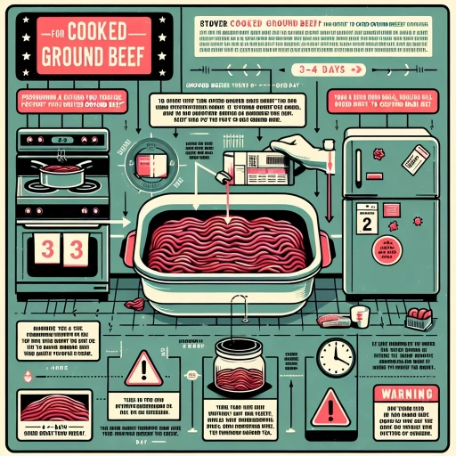 how long is cooked ground beef good for