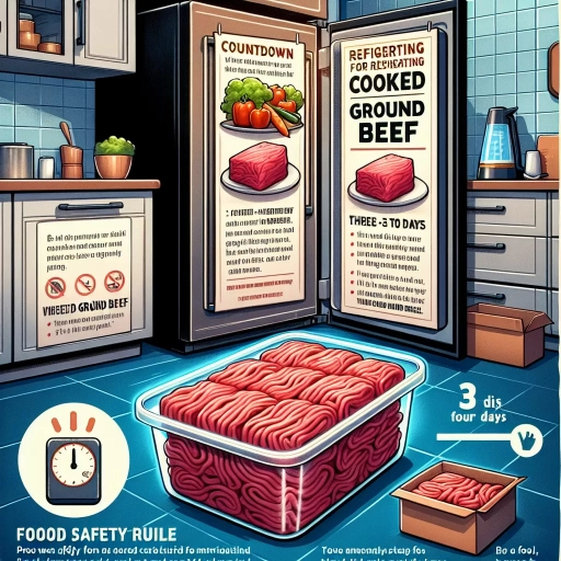 how long is cooked ground beef good in the fridge