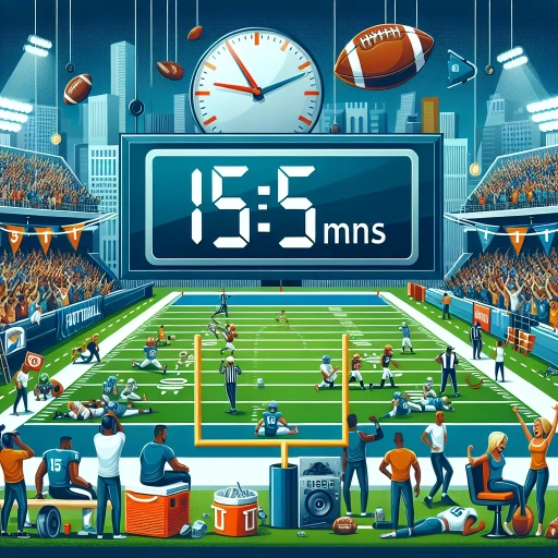 how long is halftime in football