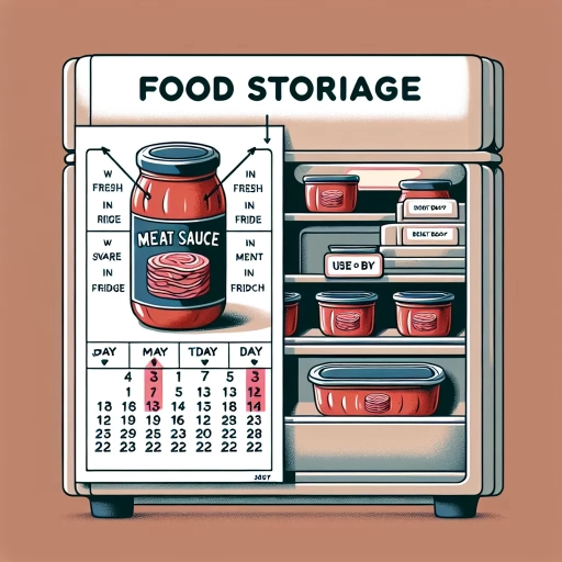 how long is meat sauce good for in the fridge