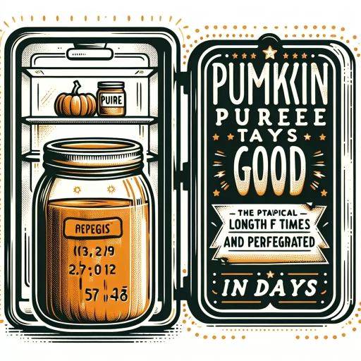 how long is pumpkin puree good for in the fridge