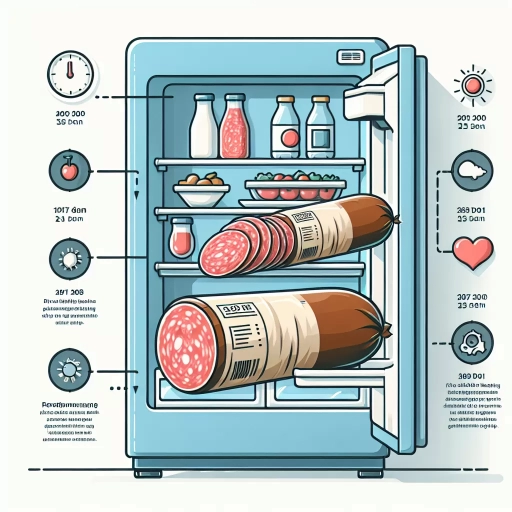 how long is salami good for in the fridge