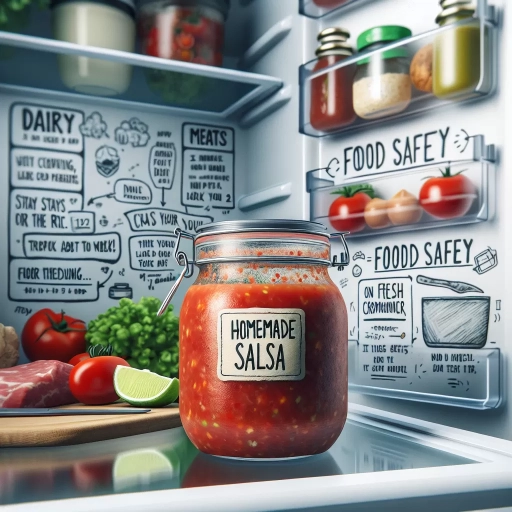 how long is salsa good in the fridge