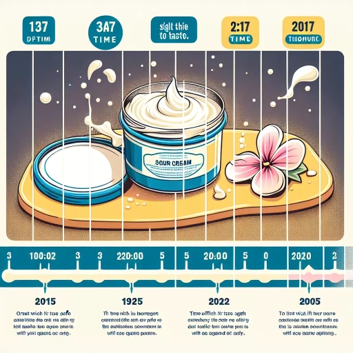 how long is sour cream good for after opening