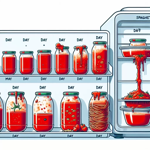 how long is spaghetti sauce good for in the fridge