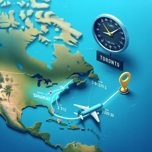 how long is the flight from toronto to bahamas