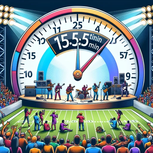 how long is the halftime show