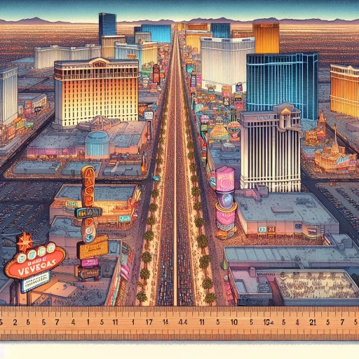 how long is the vegas strip