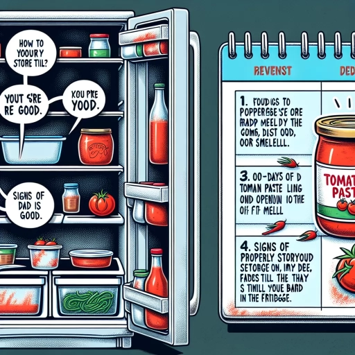 how long is tomato paste good for in the fridge
