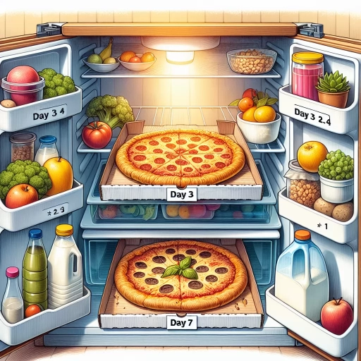 how long pizza last in fridge