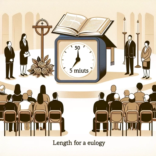 how long should a eulogy be